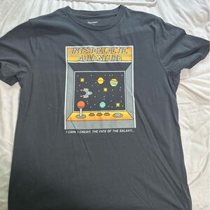 Old Navy Black Space Arcade T-Shirt